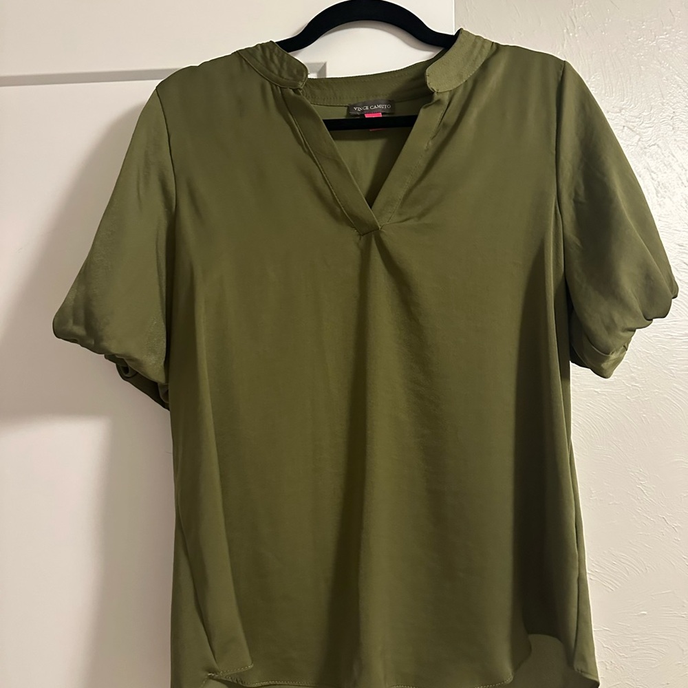 Vince Camuto Khaki Women's Blouse
